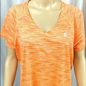 Under Armour size XL short sleeve orange pink